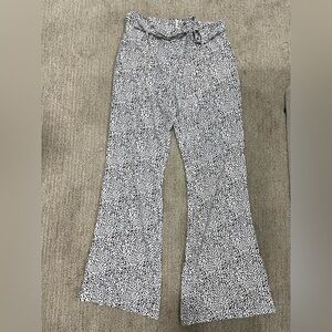 Lucy Paris Monochrome Polka Dot Pants